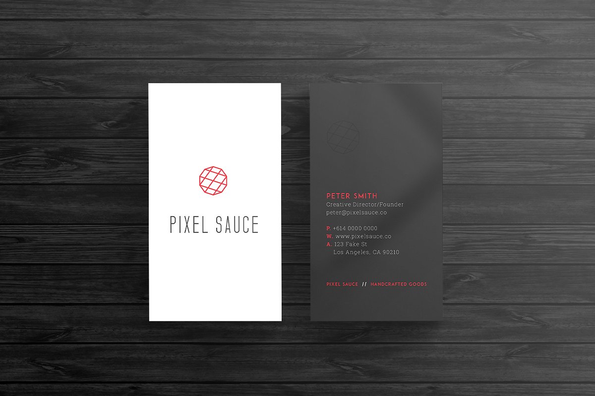 68个高端时尚简约的商务名片设计模板插图(17)