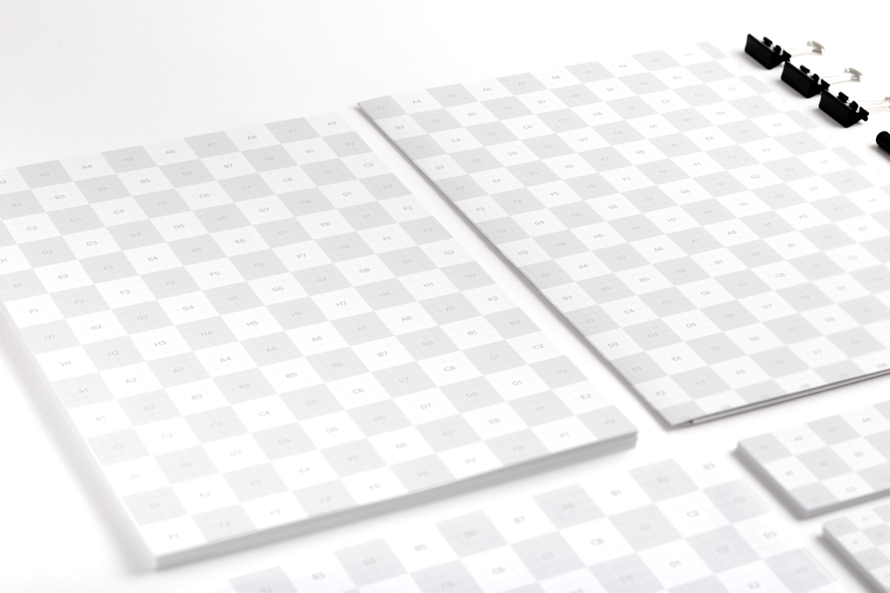 品牌VI设计预览办公用品等距样机模板02 Stationery Mockup 02插图(1)