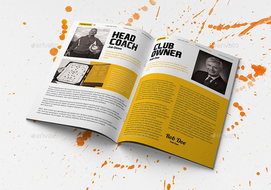 多用途足球俱乐部特色小册子插图(6)