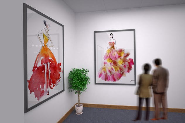 办公室艺术作品展示样机Vol.2 Office Art Mockup [Vol 2]插图(11)