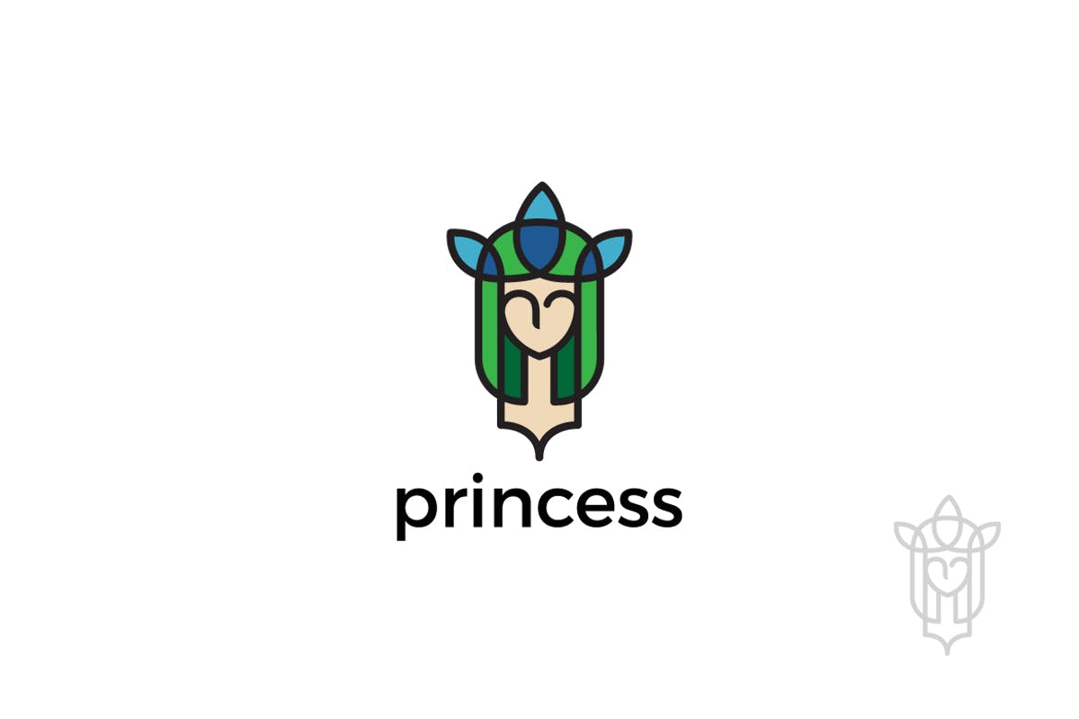 天然有机化妆品品牌Logo模板 Logo Woman Girl Natural Organic Cosmetics SPA插图