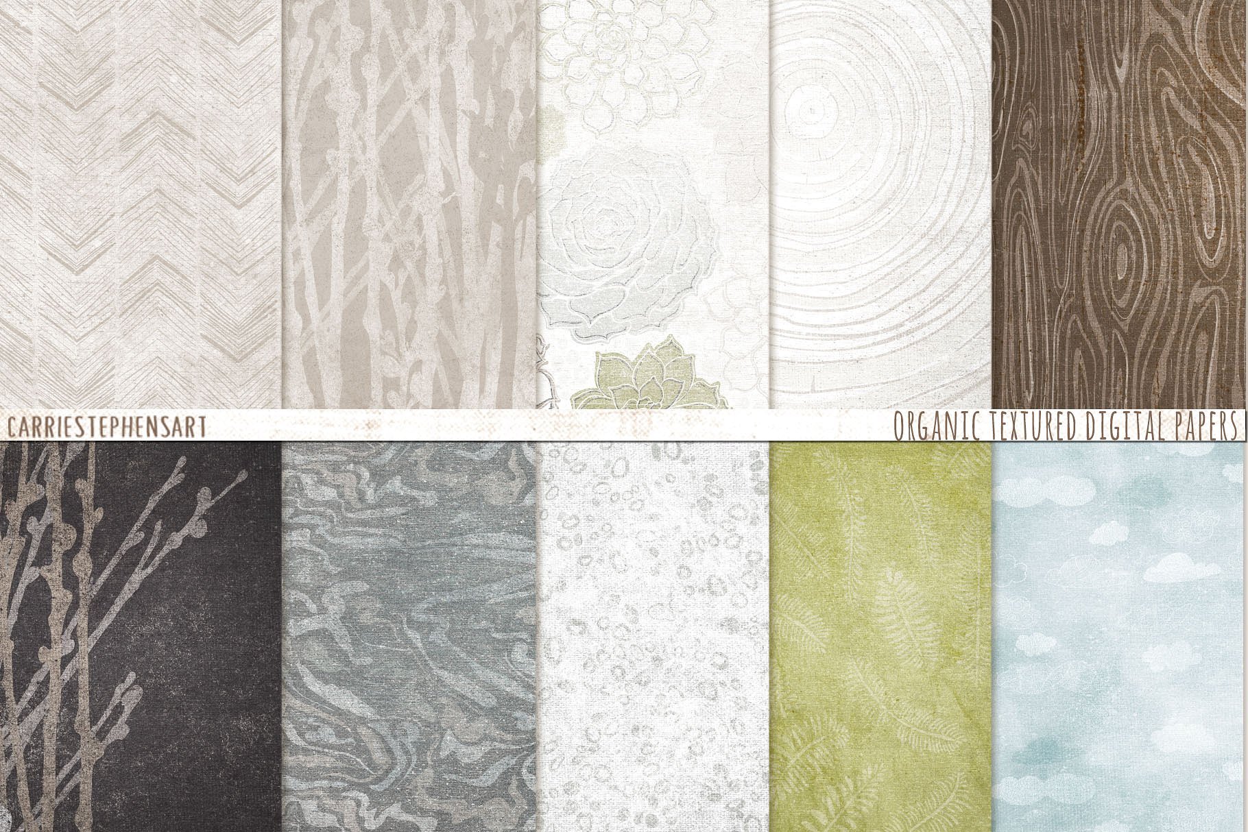 纯天然有机纹理背景 Natural Organic Textured Backgrounds插图(3)