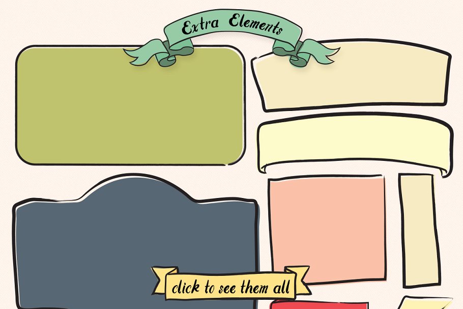 繁花似锦水彩花卉插画集锦 Valley Vector Floral Bundle插图(3)