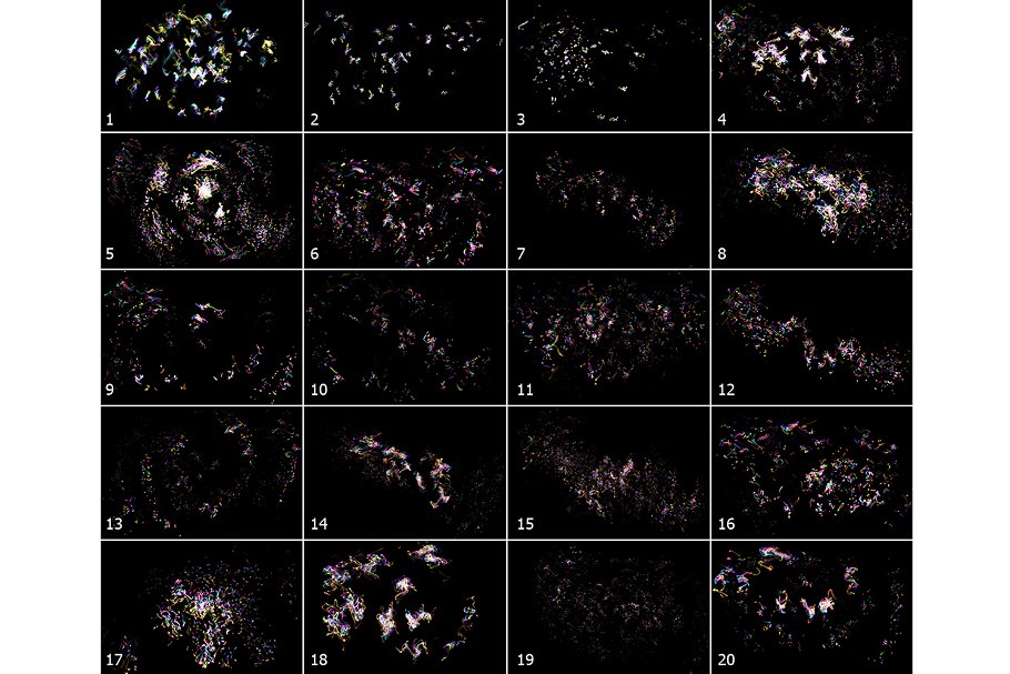 4K高清分辨率魔幻光线叠层背景v4 4K Magic Light Overlays Vol. 4插图(4)