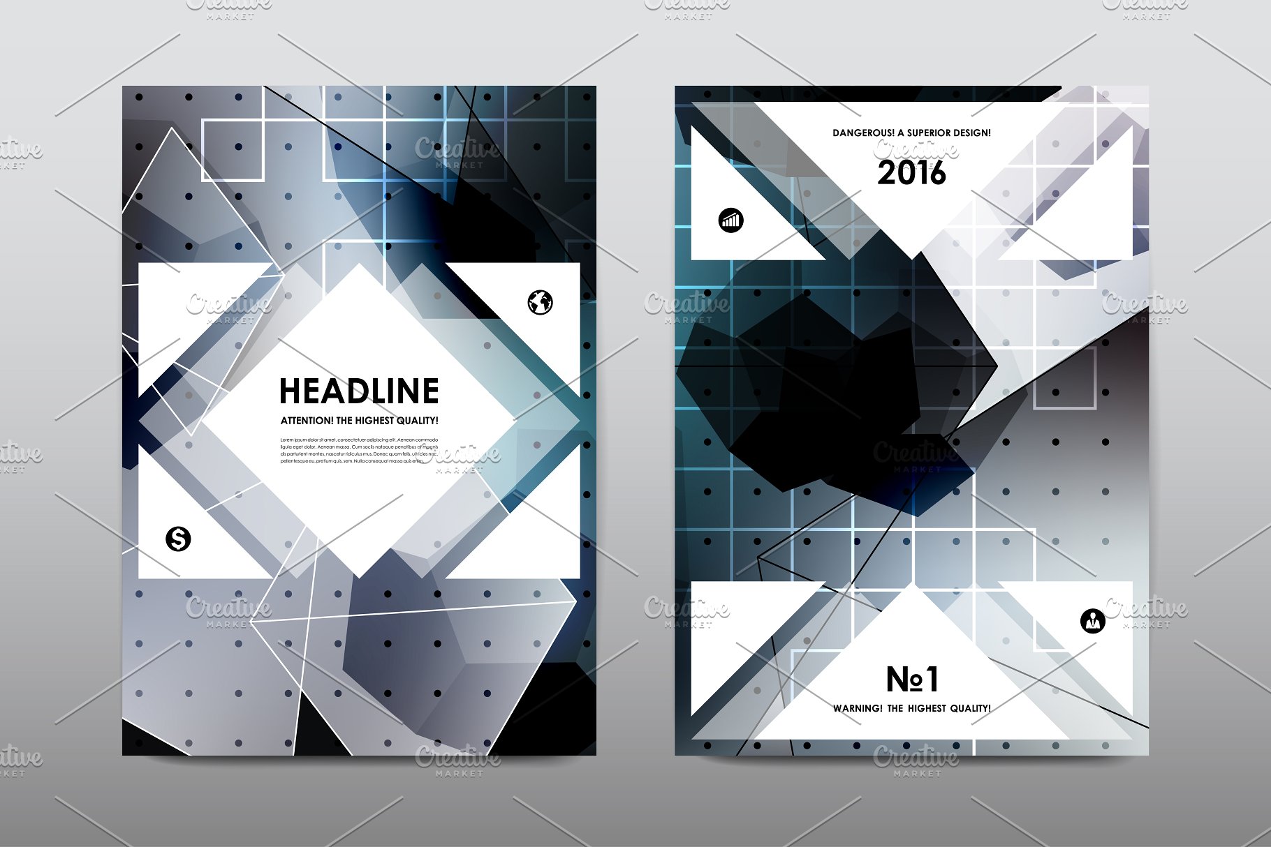 极力推荐：50+企业商业介绍宣传小册子模板 50+ Business Brochures Bundle插图(42)