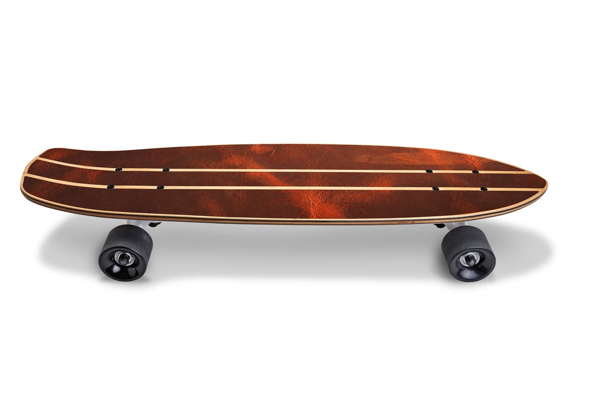 滑板顶部设计正面预览图样机02 Skate_Board-02_Mockup插图(1)