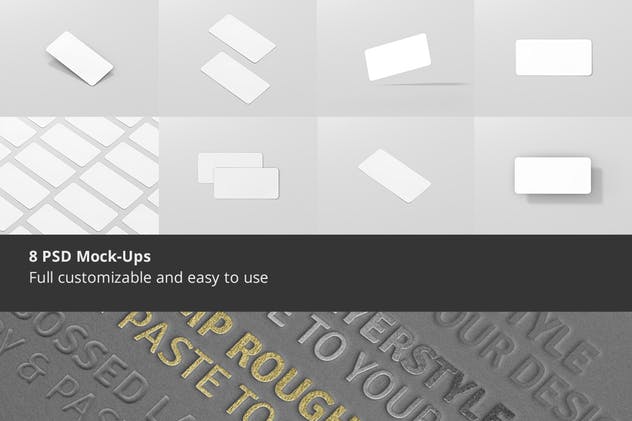 简约DL尺寸平面圆角传单样机 DL Horizontal Flyer Round Corner Mockup插图(1)