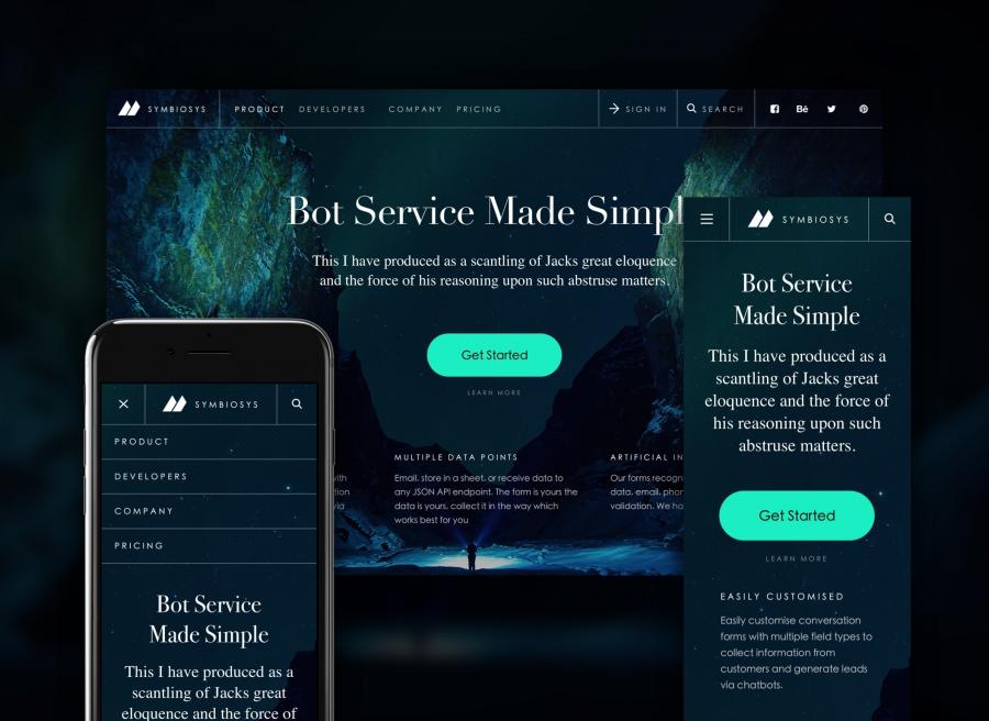 素材库下午茶：10套高端时尚的品牌网站响应式模版下载[Sketch]插图(2)