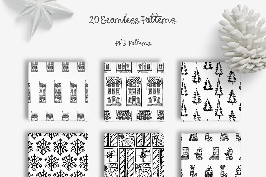 圣诞主题元素设计师工具包 Lapland Christmas Toolkit插图(14)