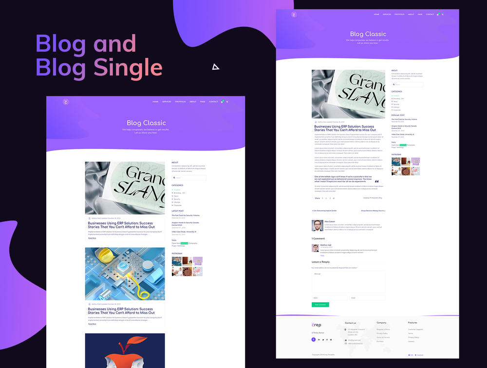 素材库下午茶：精美创意的代理网站UI设计素材库精选模板[XD,PSD]插图(2)