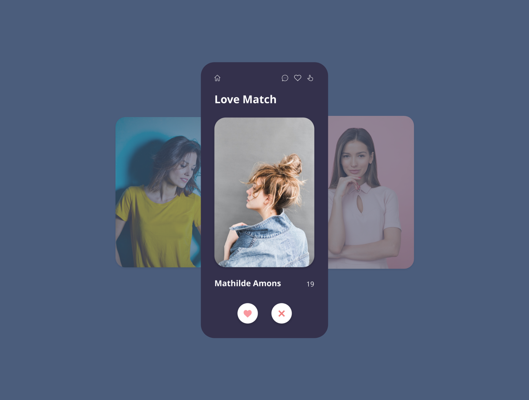 素材库下午茶：相亲交友APP UI KIT套装下载插图(3)