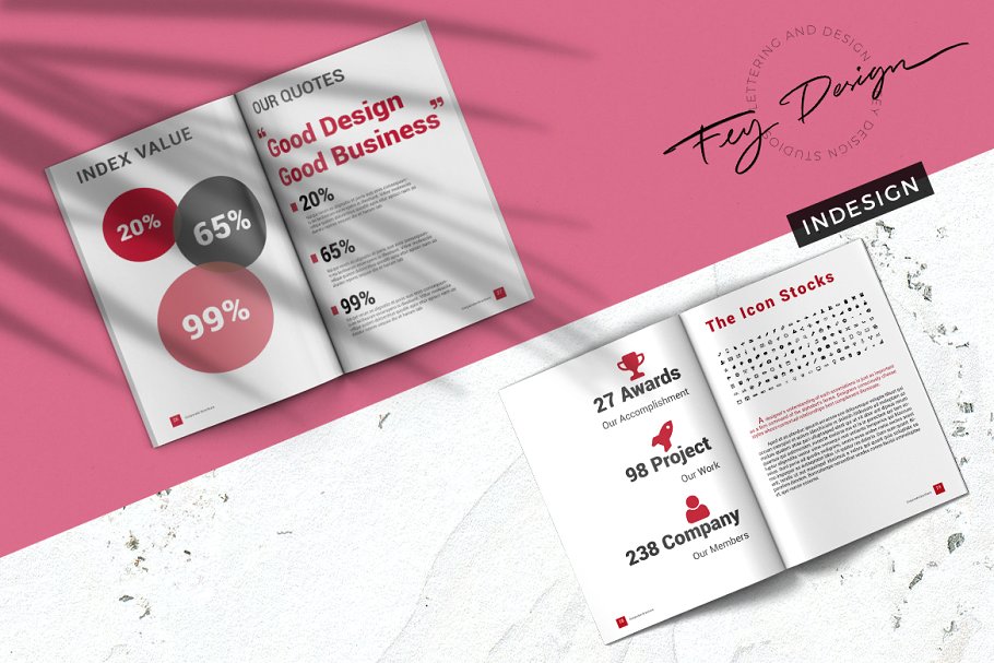 Rive时尚多用途宣传手册设计模板插图(9)