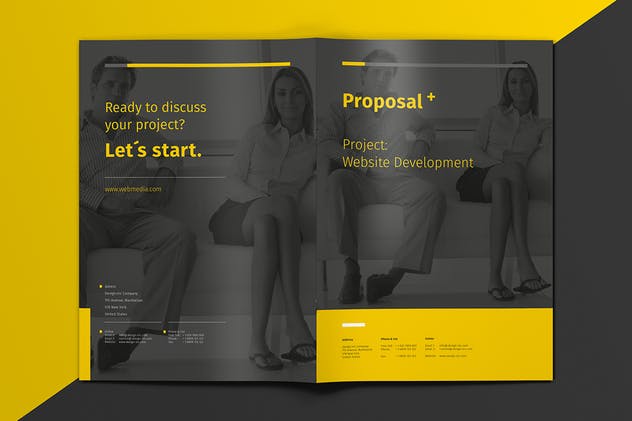 A4规格高端杂志样机模板 A4 Magazine Mock-up插图(4)