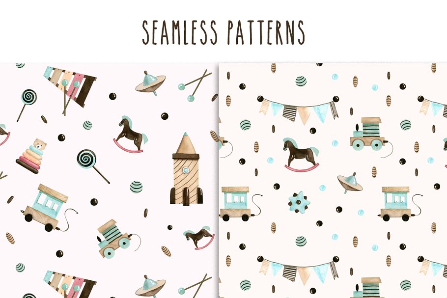 极力推荐：花卉图案纹理集合 Floral Patterns Bundle Vol.2 [3.45GB, 超过120款图案]插图(26)