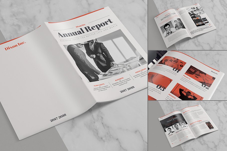 20款创意画册企业文宣手册模板 Big Bundle – 20 Creative Brochures插图(8)