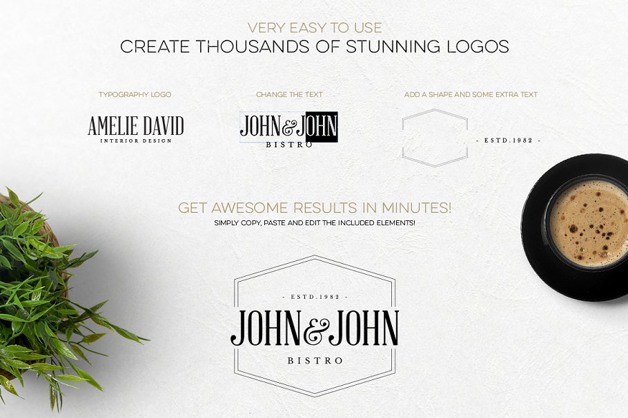 超级创意Logo设计工具包[1.59GB] Logo Creation Kit Bundle Edition插图(37)