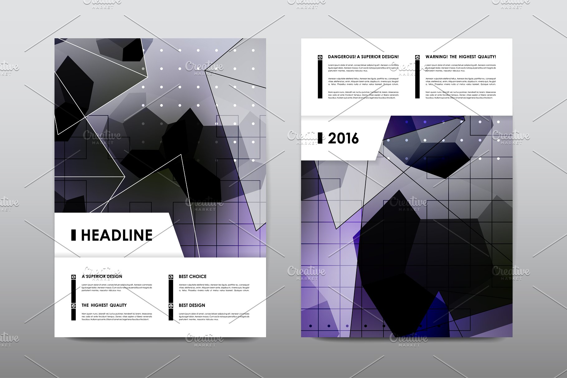 极力推荐：50+企业商业介绍宣传小册子模板 50+ Business Brochures Bundle插图(37)