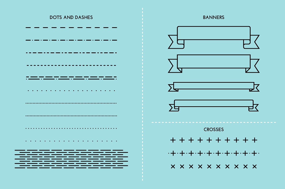 实验室物品线条图形AI笔刷&纹理 Single Weight Line Art Lab插图(12)