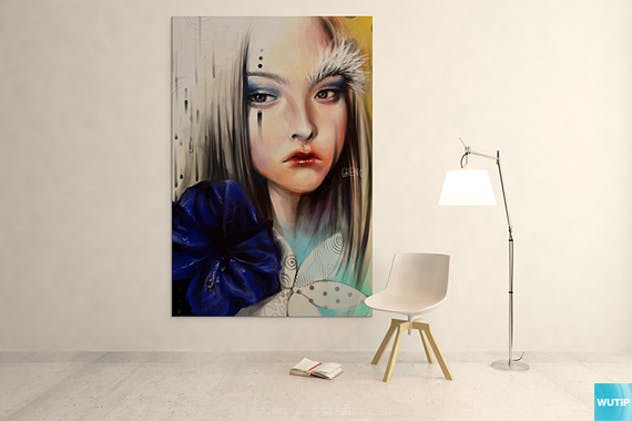 室内橱窗艺术画展样机模板Vol.4 Art Wall Mockups Vol.4插图(9)