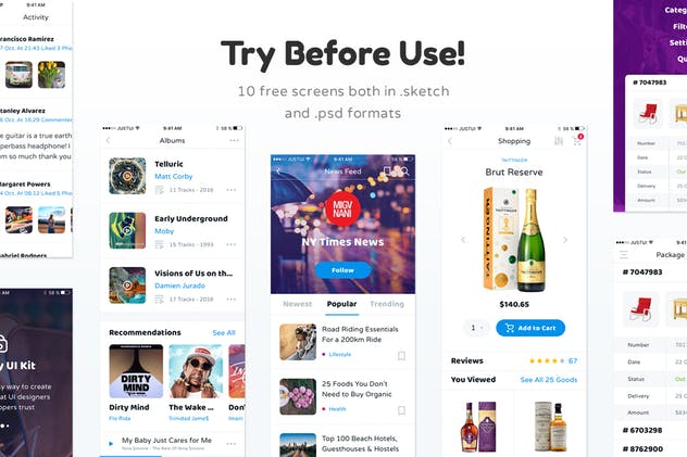 社交电商类 APP UI  套件 Liberty Mobile UI Kit插图(6)