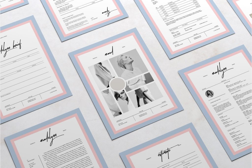 优雅简洁的画册模版下载[indd]插图(2)