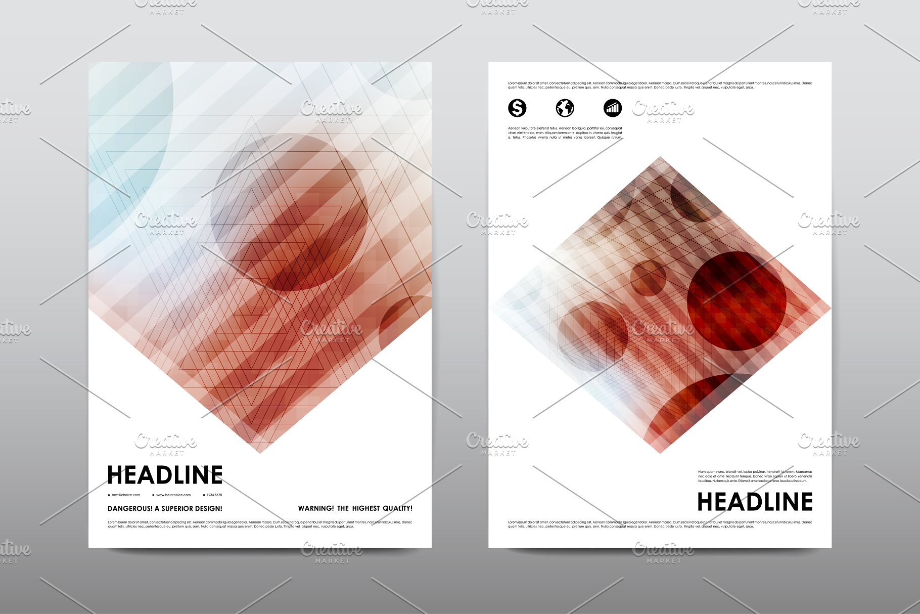 50+商业企业宣传小册子模板 50+ Business Brochures Bundle插图(16)