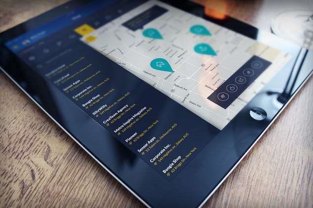 平板电脑APP应用UI界面设计模板 InSpired – iPad & Tablet App Design UI Kit插图(4)
