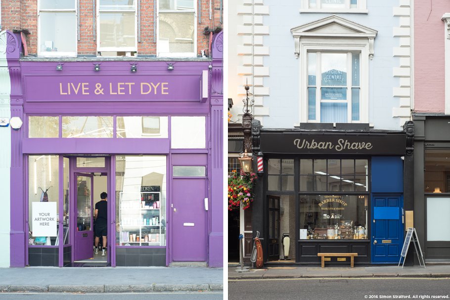 欧美店铺店招样机模板 Shop facade mockups 2 for photoshop插图(3)