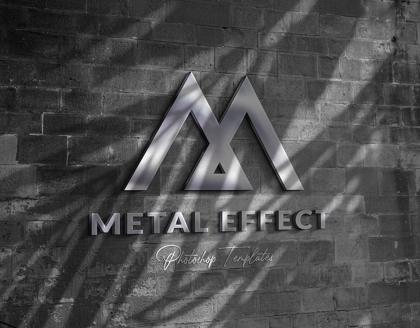 墙体3D字体&Logo设计效果图样机素材库精选 Wall Text or Logo Mockups插图(2)