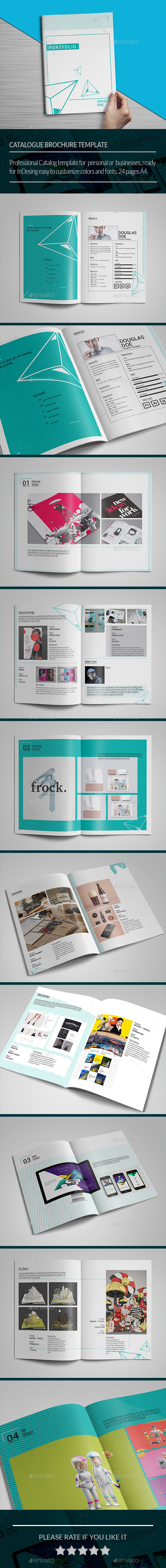 创意简约的产品画册模版下载[indd]插图