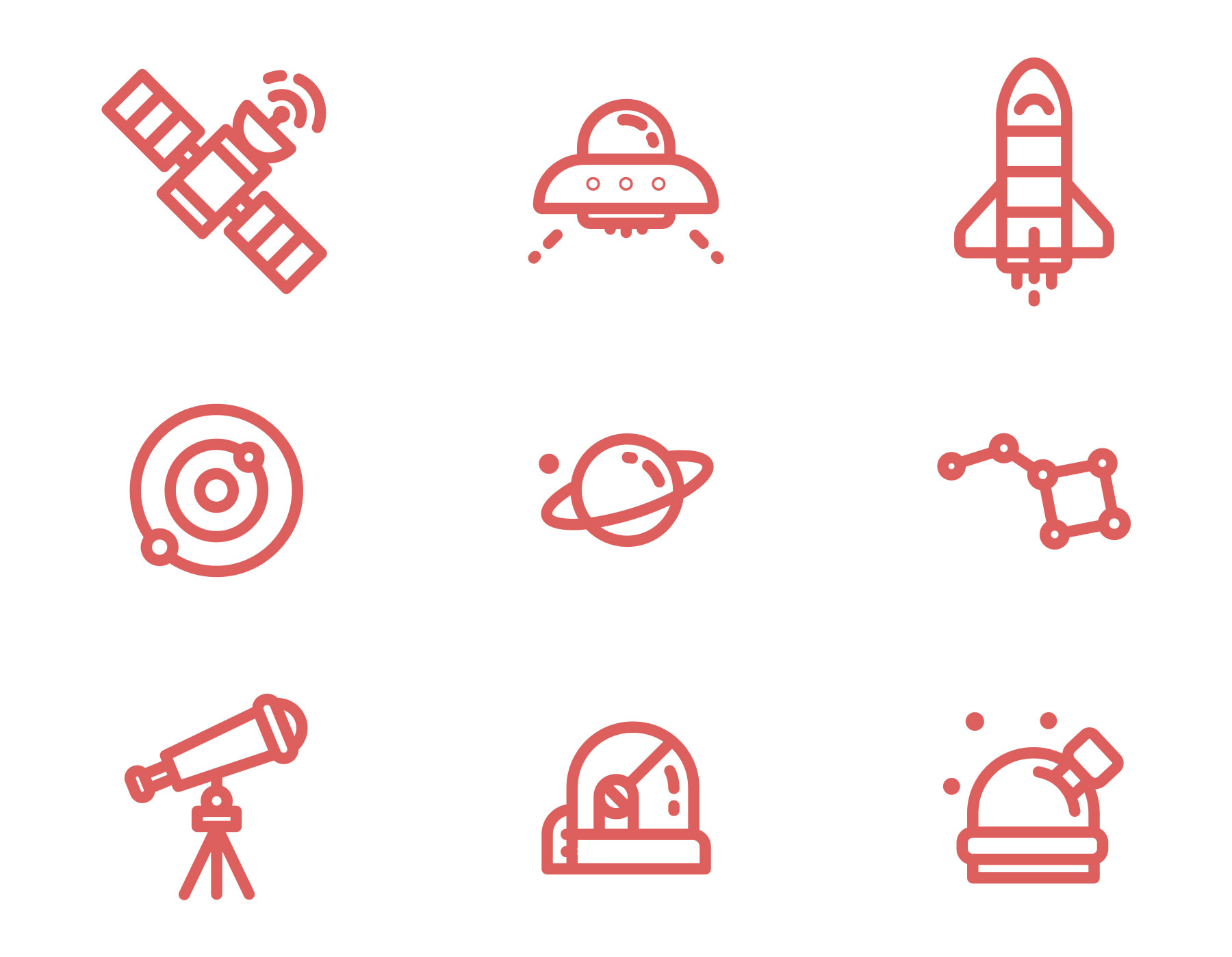 Simple Space Icons