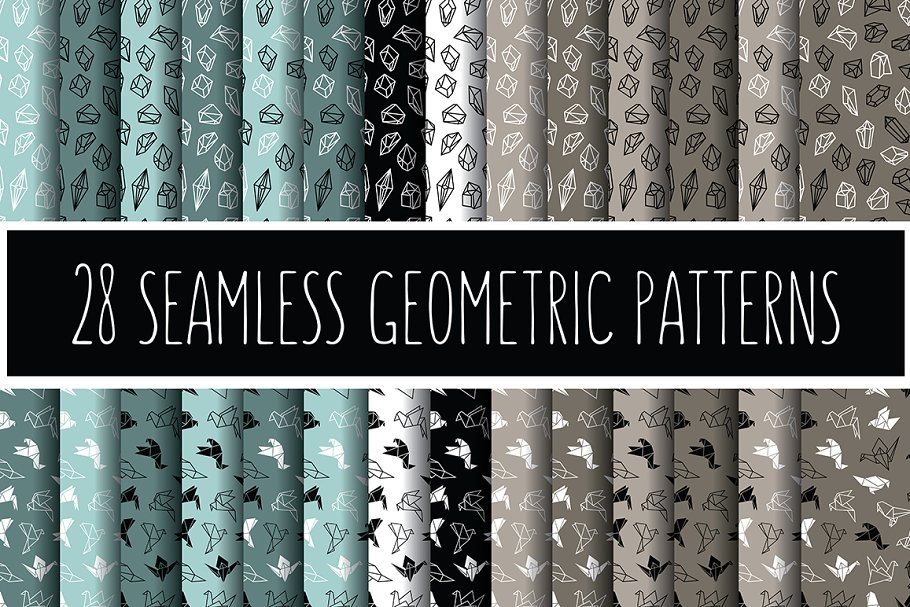 170种几何元素矢量素材合集 170 Geometric Elements Vector Bundle插图(1)