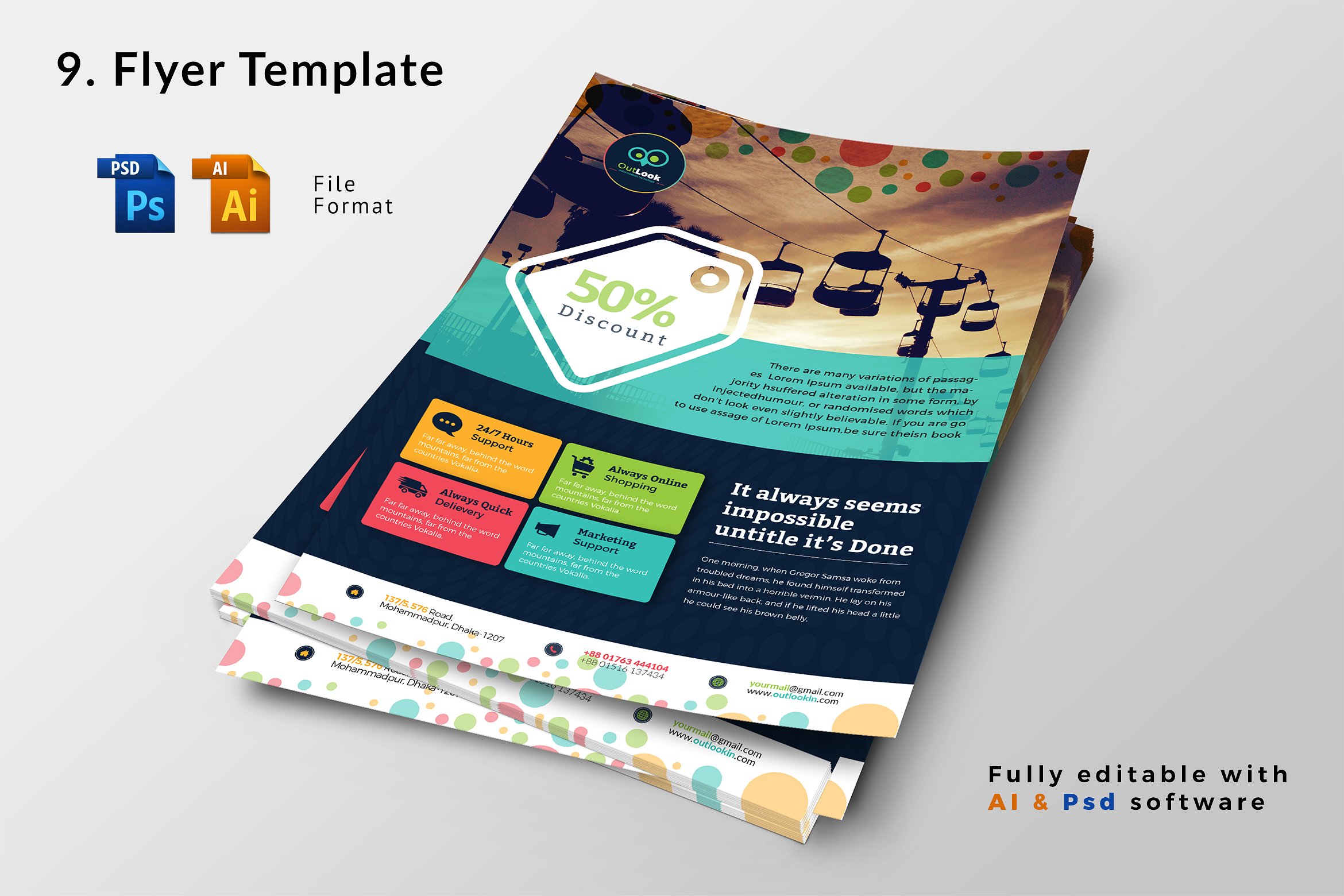 超级品牌 VI 展示样机集合 Branding Corporate Identity插图(10)