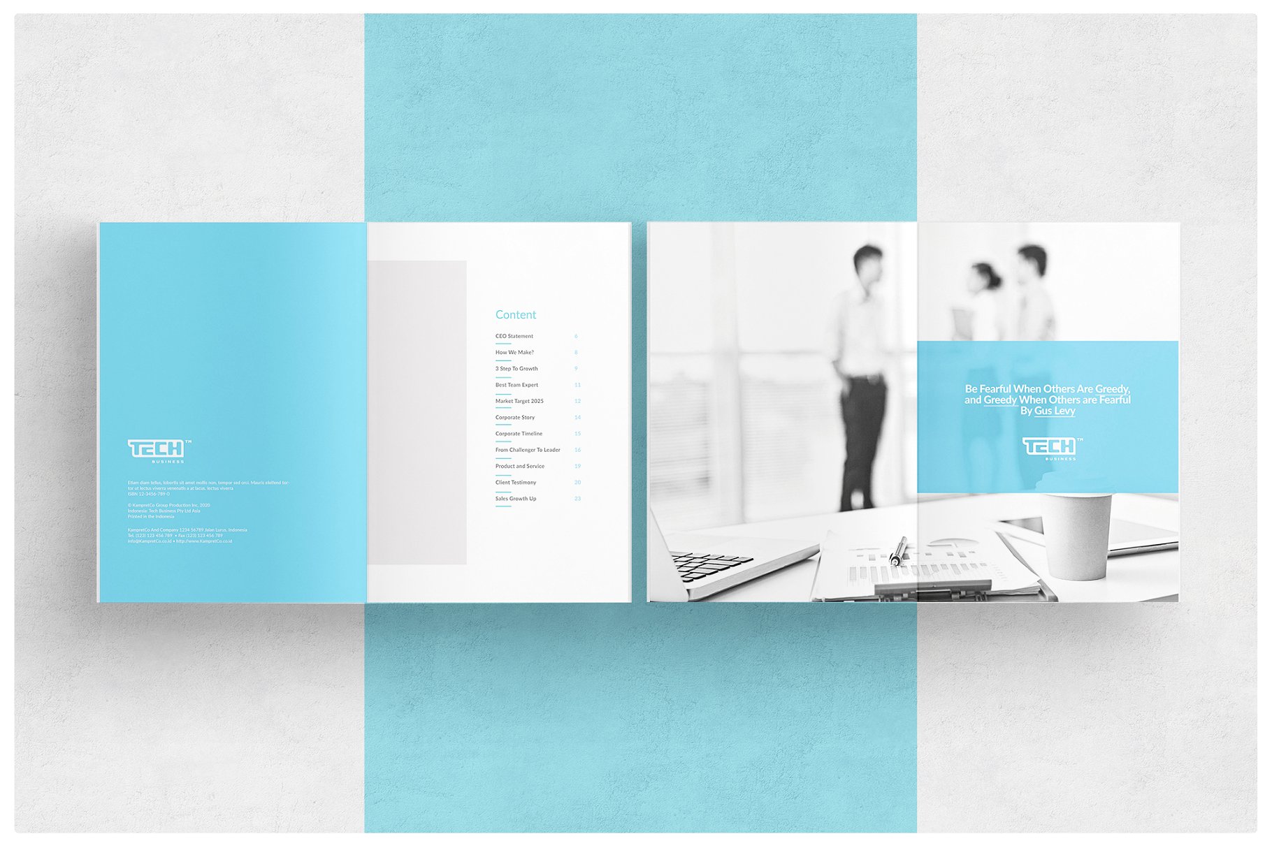 企业宣传产品介绍画册模板 Brochure插图(1)