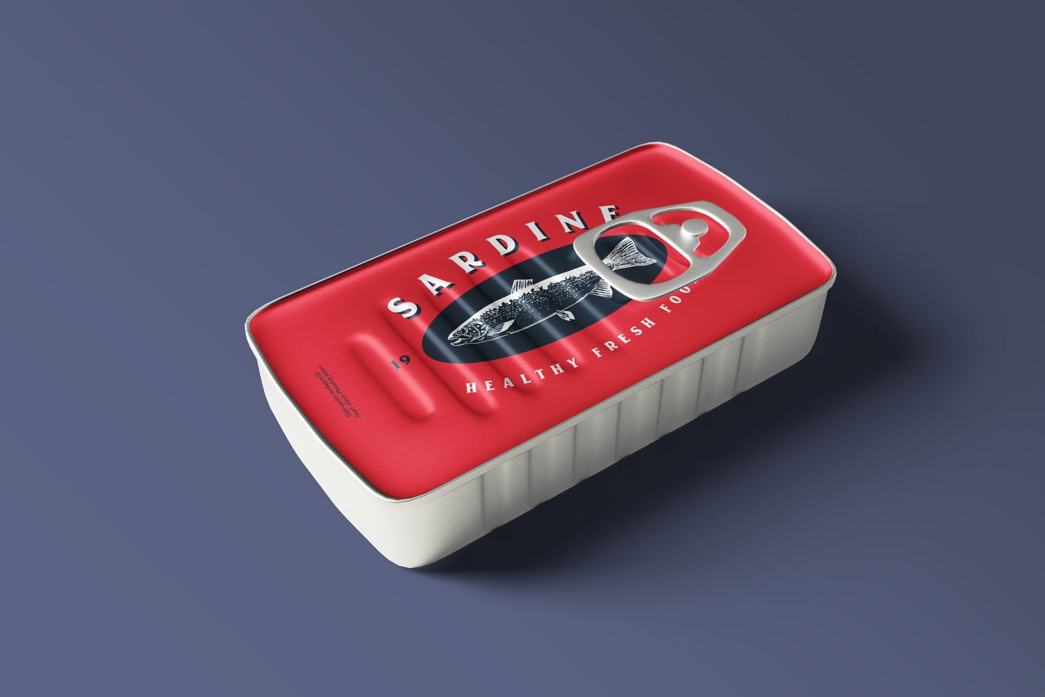 方形食品罐头包装外观设计素材库精选 Food Tin Can Mockups插图(1)