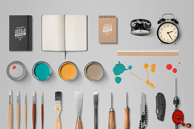 创意作坊巨无霸场景样机模板合集 Hero Image Scene Creator / Mock-Up插图(5)