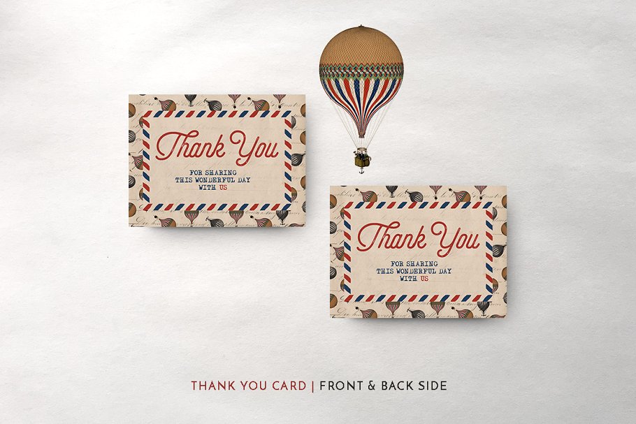 复古怀旧风格旅行婚礼设计物料素材 Vintage Travel Wedding Suite插图(9)