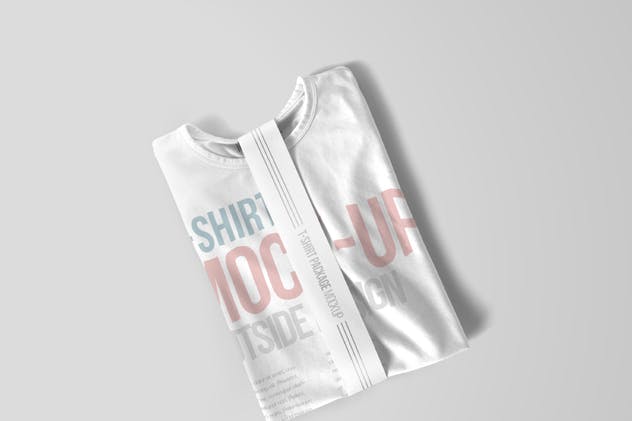 时尚印花T恤服装样机模板 T-Shirt Mockups插图(9)