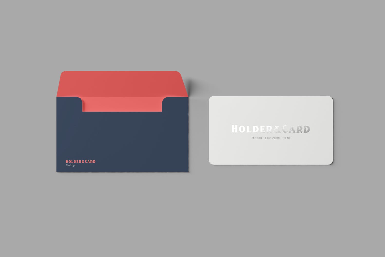 卡片&卡套设计效果图素材库精选 Holder and Card Mockups插图(2)