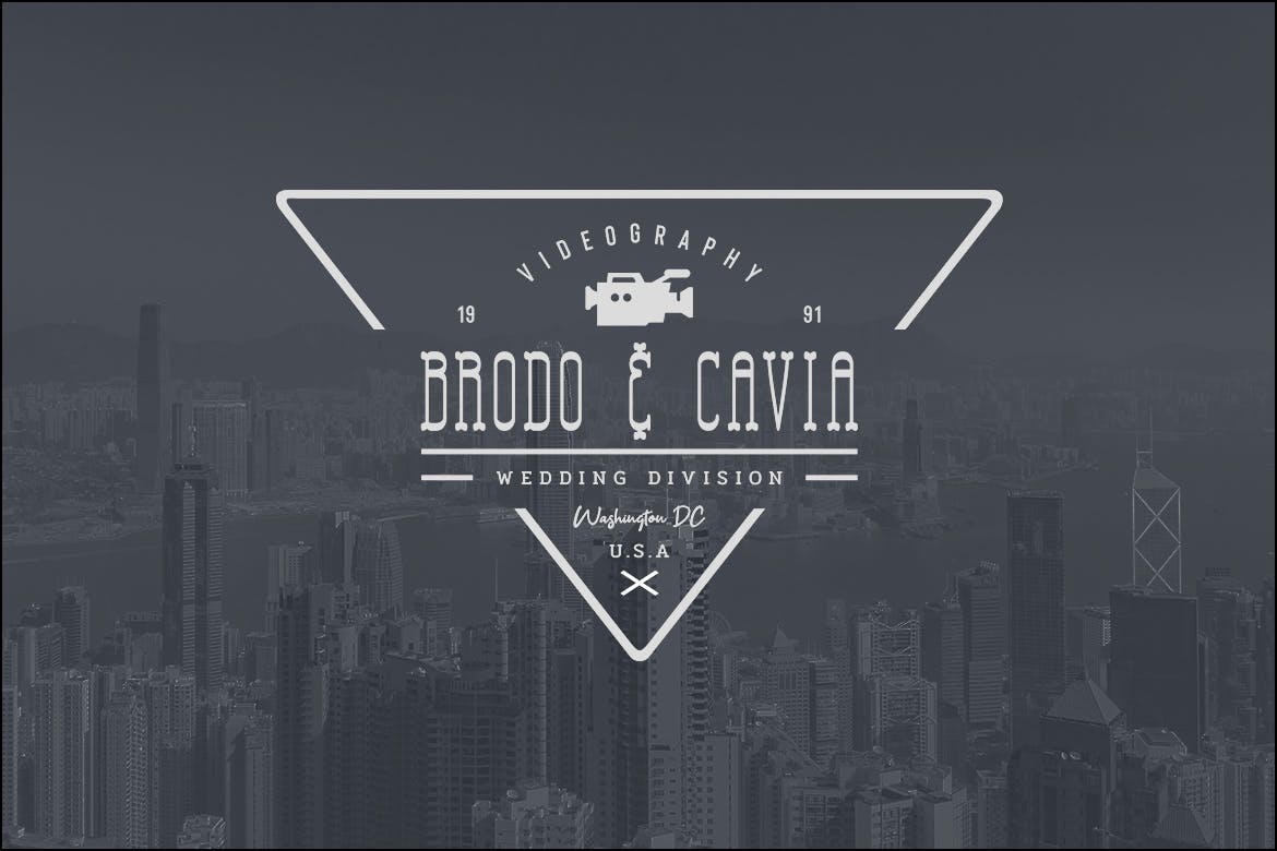 欧美复古设计风格品牌素材库精选LOGO商标模板v9 Vintage Logo & Badge Vol. 9插图(4)