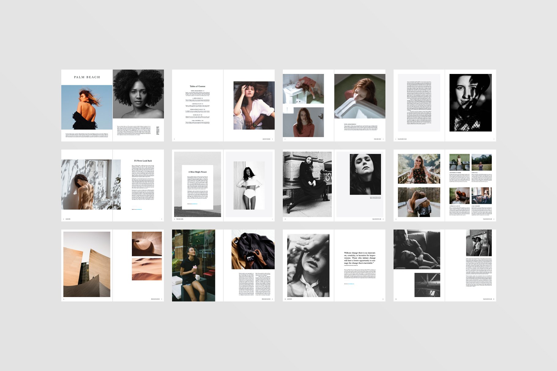 棕榈滩摄影杂志模板 Palm Beach Magazine Template插图(8)