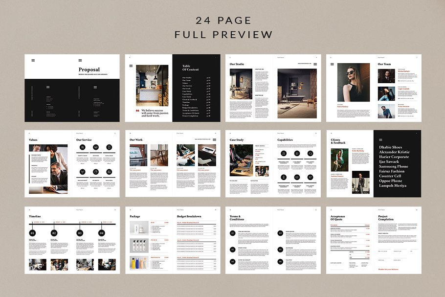 多用途时尚摄影/产品宣传册插图(21)