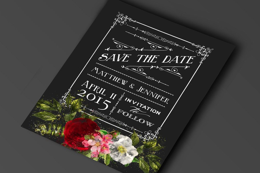 数码绘制温室花卉设计素材包(独立花卉元素&花式字母数字) Hothouse Floral Design ToolKit插图(21)