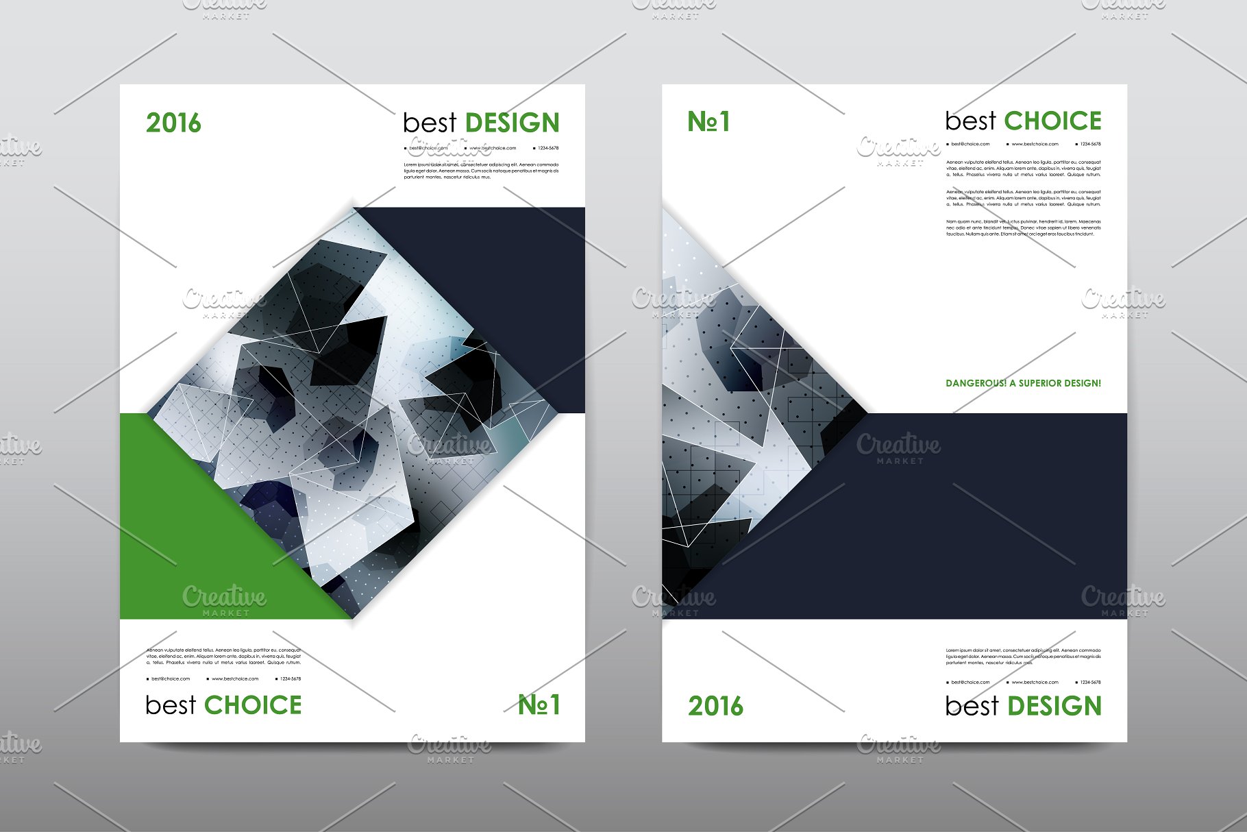 极力推荐：50+企业商业介绍宣传小册子模板 50+ Business Brochures Bundle插图(47)