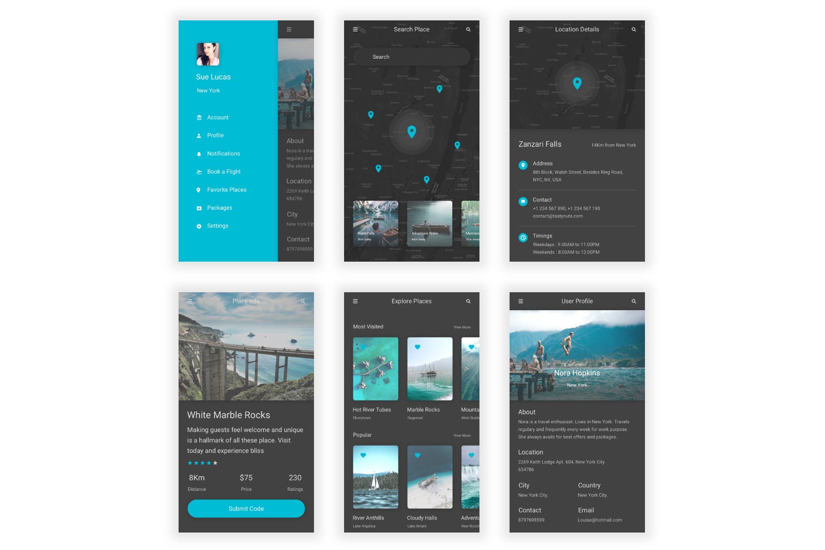 旅行＆机票在线预订APP应用UI设计Sketch模板 Duri – Travel & Flight Booking Figma UI Kit插图(11)