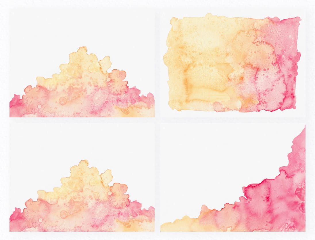 浅色水彩肌理纹理背景素材 Watercolor Backgrounds插图(10)