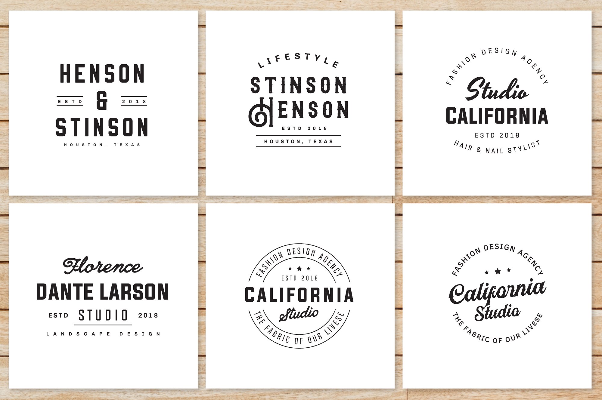 复古徽标&Logo设计模板 Vintage Badges and Logos Bundle V01插图(4)