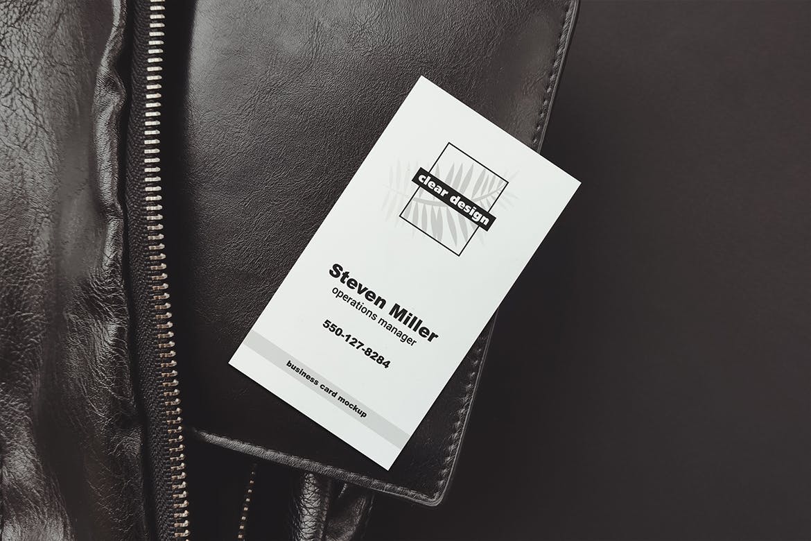 企业名片文件夹场景展示素材库精选模板 Business Card Holder Scene Mockup插图(6)