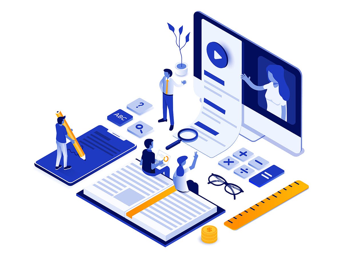 现代扁平设计风格现代信息科技主题等距素材库精选概念插画 Modern flat design isometric illustration插图(6)