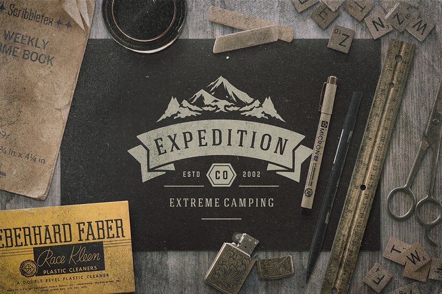 280个户外品牌Logo标志和徽章模板 280 Outdoor logos and badges插图(82)